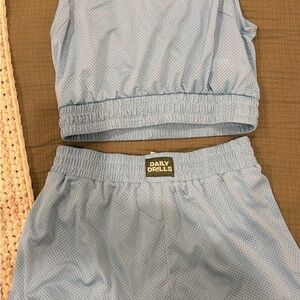 Daily Drills Light Blue Activewear Set